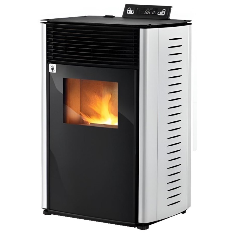 Imagen de Calefactor a pellet HY-S3 13 kW Blanco